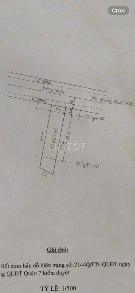 Bán đất đường nhánh Hoàng Quốc Việt, Quận 7 - KDC Tạ Ngọc Thảo - Ảnh 2