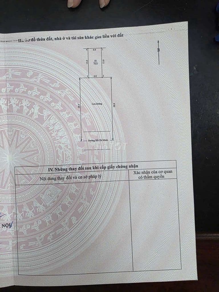 BÁN 78m2 mặt đường hồ chí minh ql21a