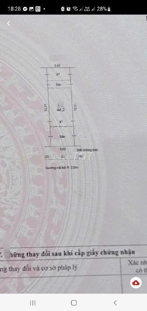 NHÀ C4 45M, KHU PHỐ CHỢ KIM ĐÔNG ANH, XÃ THƯ LÂM MỚI, GIÁ RẺ. - Ảnh 2