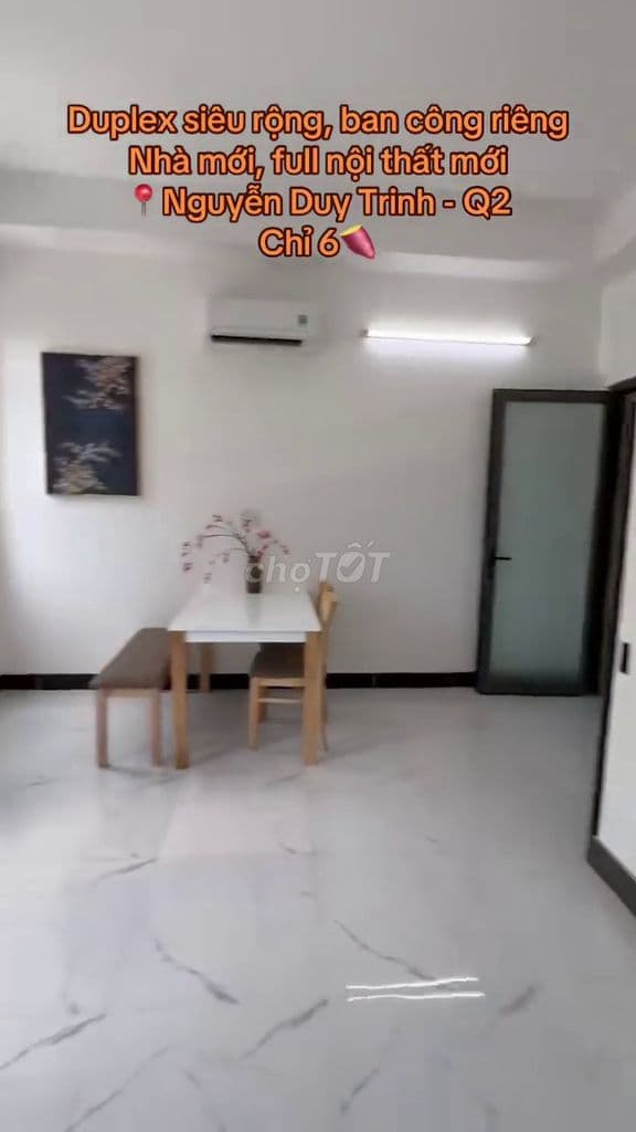 Cho thuê căn hộ Duplex Nguyễn Duy Trinh Quận 2 ban công full nội thất - Ảnh 2