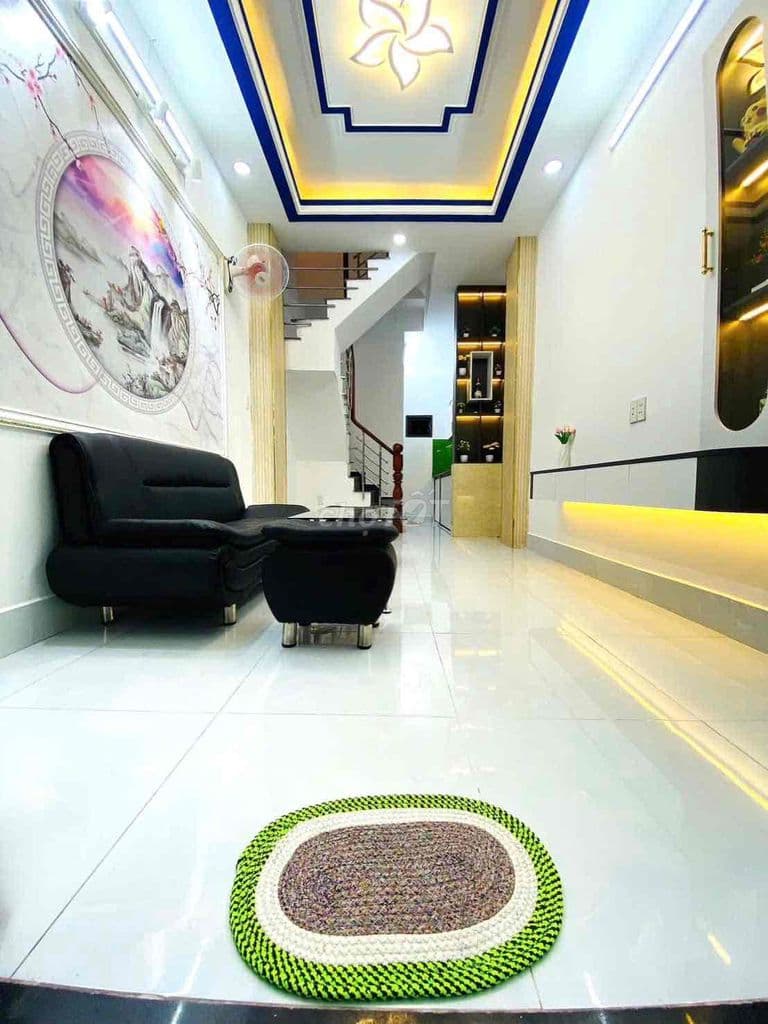 🚘🚘BÁN NHÀ 2 LẦU HẺM XE HƠI 16 CHỖ - TT.NHÀ BÈ - Ảnh 3