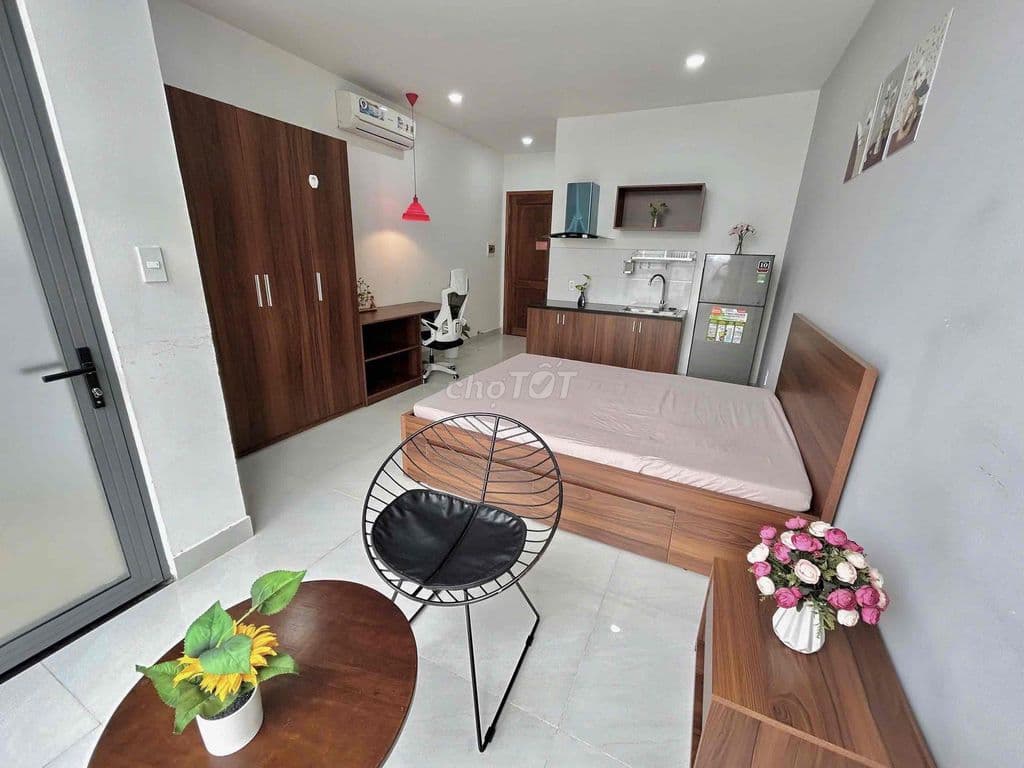 Mới 100%🧧Căn Hộ 40m2 ban công thoáng Ngã Tư Hàng Xanh, Bình Thạnh.