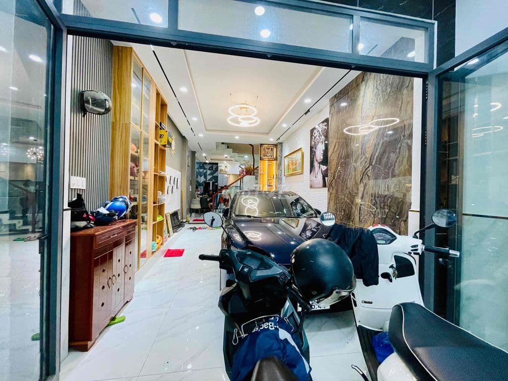 Nhà Đẹp 7,x Tỷ Hẻm Xe Hơi 6m khu Phân Lô gần chợ Thạch Đà