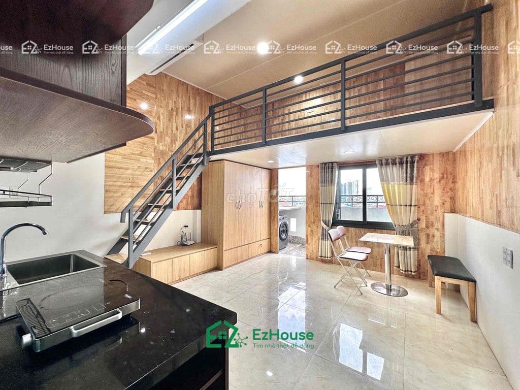 Cho Thuê Căn Hộ Duplex Ban Công Máy Giặt Riêng Gần Ngã Tư Hàng Xanh