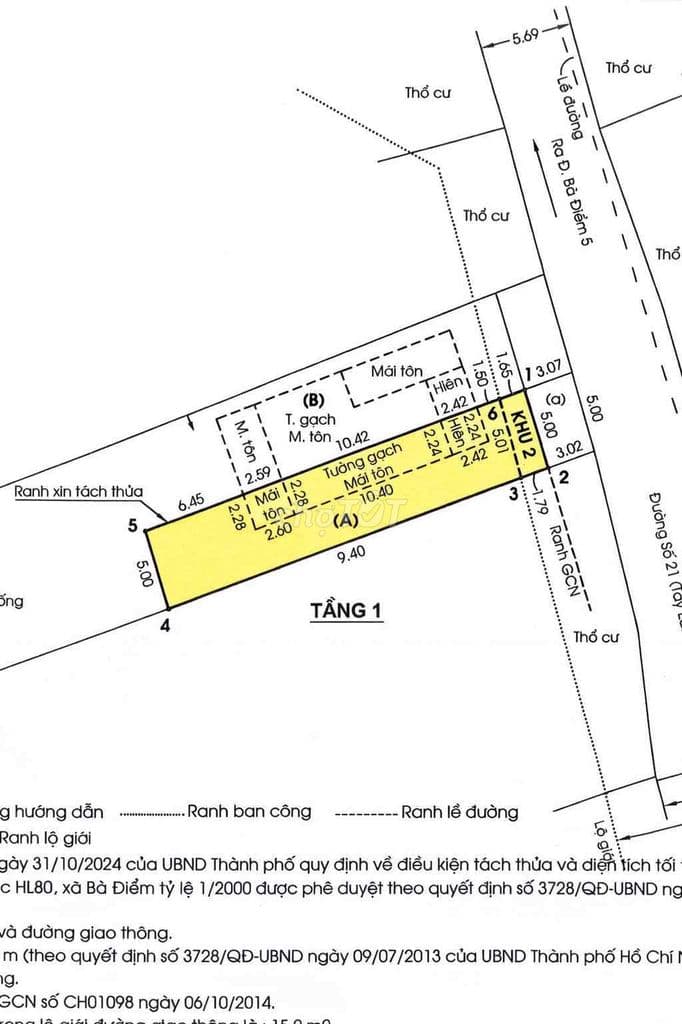 📍ĐẤT Ở THỔ CƯ, MẶT TIỀN NHỰA TÂY LÂN 2 - Ảnh 2