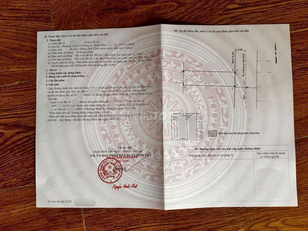 Cặp đất thổ cư 10*18m= 180m2 hẻm nhựa 8m Lê Văn Quới, Q. Bình Tân - Ảnh 3