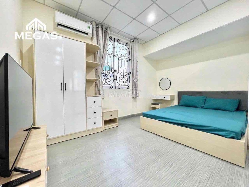 Căn Hộ 1PN 45m² Cửa Sổ, Tách Bếp, Máy Giặt Riêng – Trung Tâm Quận 1