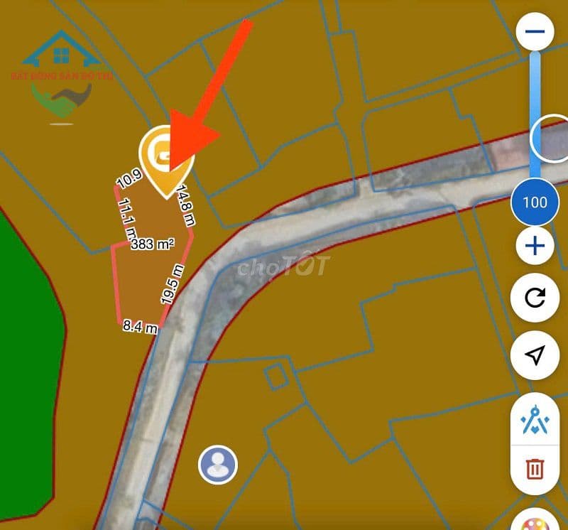 Chủ gửi bán 100m Full thổ cư tại Hoàng Văn Thụ Chương Mỹ, Giá đầu tư