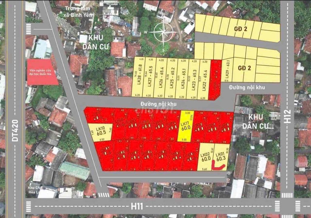 Cần bán đất 60,2m2; 2,45 tỷ Đồi Sen, Bình Yên, Hà Nội oto tránh - Ảnh 2