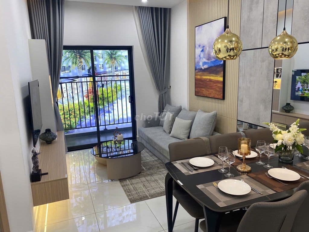 Căn 56,15m2 view landmart 81- 2 phòng ngủ 2 wc chợ bình chánh - Ảnh 3