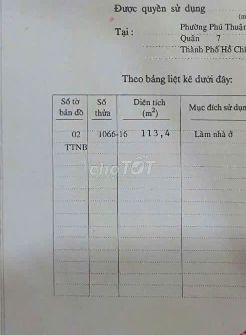 Bán đất đường nhánh Hoàng Quốc Việt, Quận 7 - KDC Tạ Ngọc Thảo - Ảnh 3