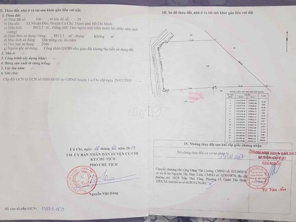 CHÍNH CHỦ CẦN BÁN ĐẤT GẦN UBND XÃ NHUẬN ĐỨC 8812m2 CÓ 300m THỔ CƯ - Ảnh 2