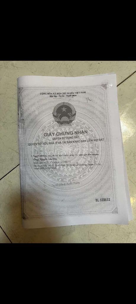 cần bán gấp đất đã có sổ riêng thổ cư đầy đủ