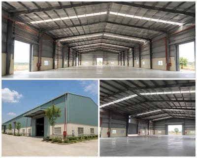 CHO THUÊ KHO 1.200M² TẠI HÒA VANG – SẴN PCCC – GIÁ ƯU ĐÃI CHỈ 55K/M²