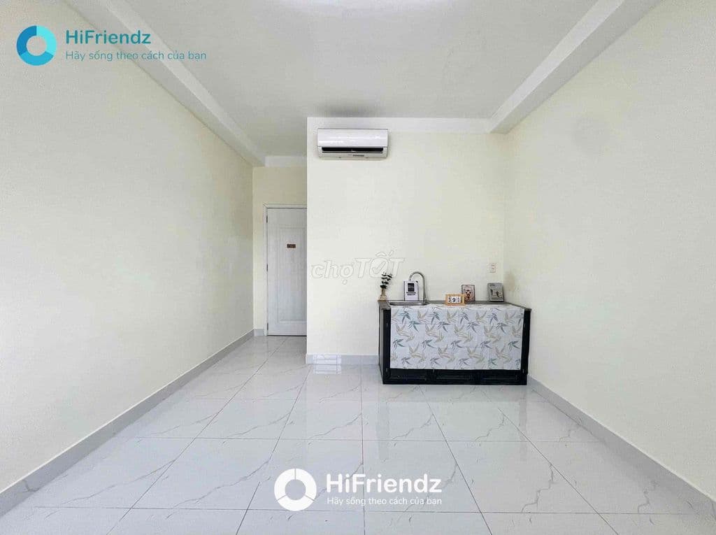 Chỉ tính điện nước studio ban công cửa sổ full nội thất gần đầm sen