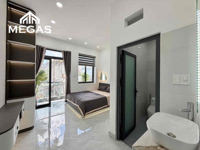 Tô Ký_ Công Viên Phần Mềm Căn Hộ Mới Xây Full NT_Ban công, Cửa sổ