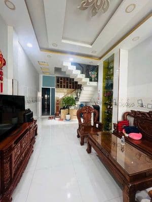 FULL NT ĐỐI DIỆN CV Nhà Đẹp Bình Phú 1- 4x20m 4 tầng 4PN SÁT CHỢ LỚN