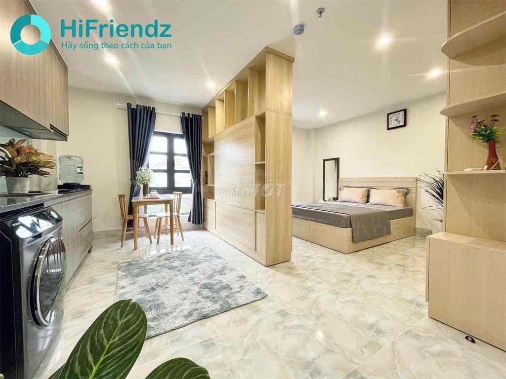 Căn Hộ Studio Cao Cấp Full Nội Thất – Trung Tâm Bình Thạnh – Giá rẻ