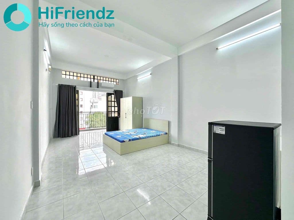 STUDIO BAN CÔNG 35m2 - FULL NỘI THẤT - NGÃ TƯ PHÚ NHUẬN