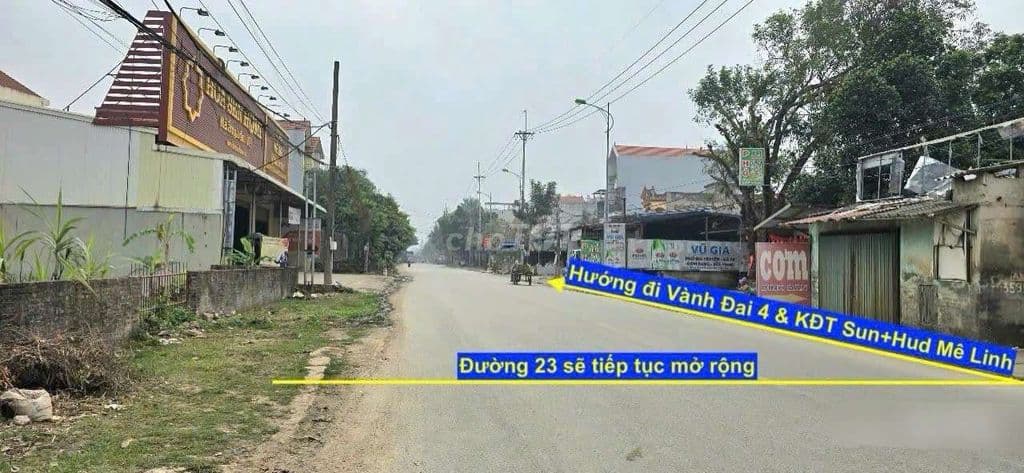 Bán 100m2 đất Mê Linh 2,2 tỷ Ngõ ô tô gần HUD, vành đai 4 - Ảnh 3