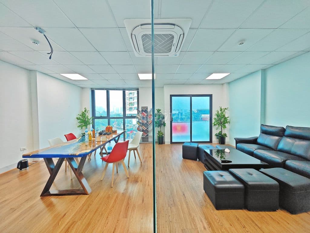 Cho thuê văn phòng Nguyễn Xiển 180m2 25tr vuông đét chia sẵn 2 phòng - Ảnh 2