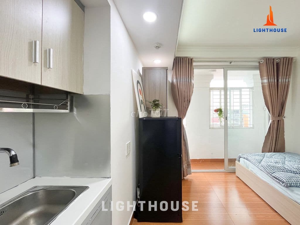 STUDIO FULL NT- BAN CÔNG- BẢO VỆ, THANG MÁY NGAY ETOWN- KHU K300 - Ảnh 3