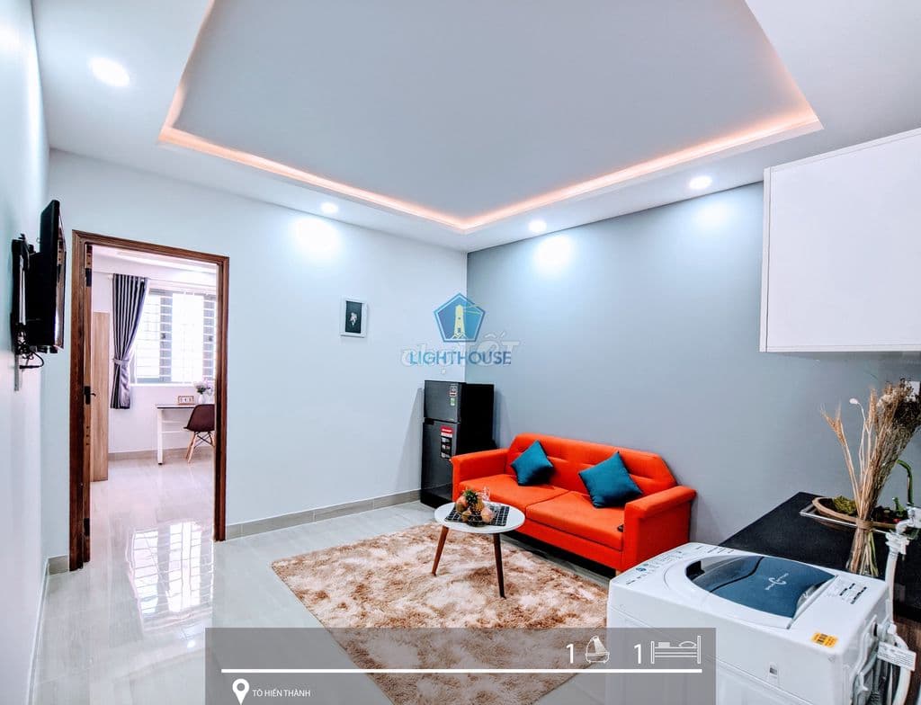 ✨căn hộ 1pn tách bếp full nội thất, Gần đh kinh tế, Đh huflit quận 10