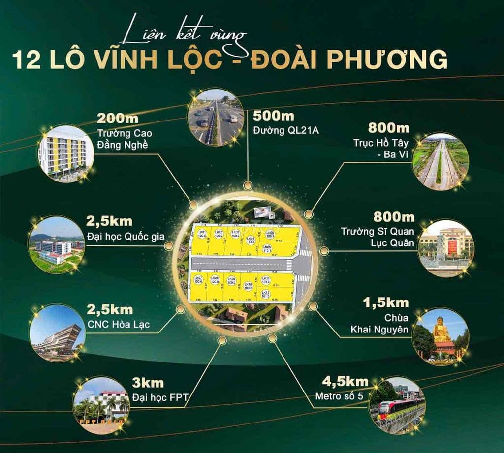 E bán lô góc trục chính Vĩnh lộc , Đoài Phương - Đơn giá hơn 30tr - Ảnh 2