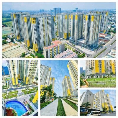 CHUNG CƯ BCONS 2PN 2WC NGAY LÀNG ĐẠI HỌC, MỚI 100% GIÁ CHỈ 6TR2