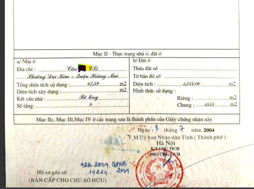 Chính chủ giao dịch trực tiếp CHCC CT3 Bắc Linh Đàm, HN - Ảnh 3