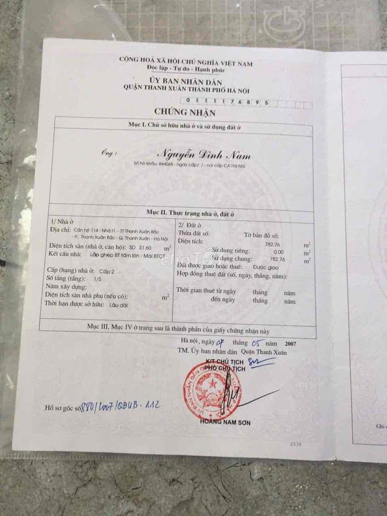 Em chính chủ bán nha tập thể tầng 1 mặt phố khuất duy tiến kinh doanh - Ảnh 3