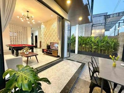 Cho thuê căn villa hồ bơi khu Tân Trà 3BR 4WC FULL nội thất