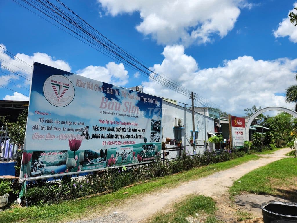 Đất thổ cư ngay Suối Lội, xã Củ Chi