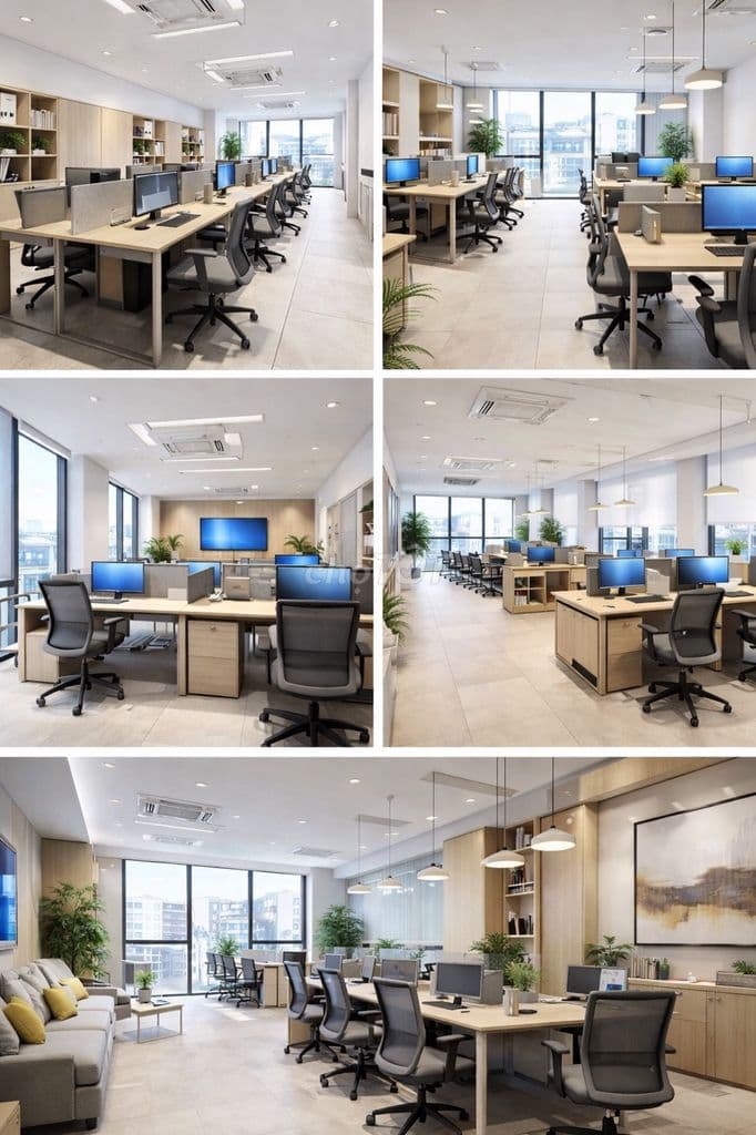 Cho thuê văn phòng Hoàng Văn Thái 100m2, 21 triệu, Full PCCC - Ảnh 2