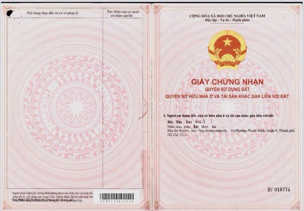 • BÁN 1000m² ĐẤT Thành phố Hồ Chí Minh – SỔ RIÊNG – GIÁ TỐT ĐẦU TƯ