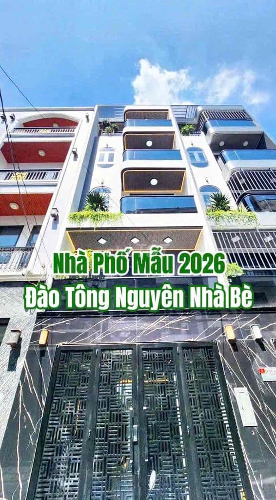 BÁN NHÀ HXH SỔ HỒNG RIÊNG ĐÀO TÔNG NGUYÊN NHÀ BÈ 4,2X13M GIÁ 8 TỶ 150