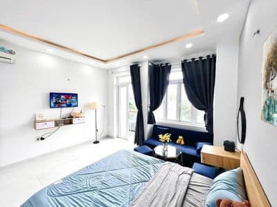 STUDIO TÁCH BẾP – BAN CÔNG THOÁNG SÁNG ĐƯỜNG LÝ THƯỜNG KIỆT, TÂN BÌNH