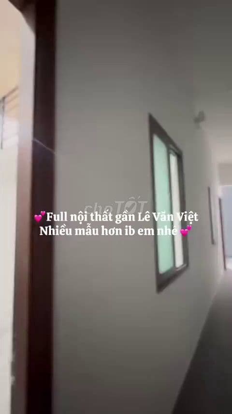 cho thuê phòng trọ Lê Văn Việt siêu nét