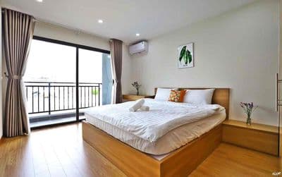 Cho thuê CHDV full đồ 01 phòng ngủ 65m2 mới ở Thung Lũng Hoa Hồ Tây