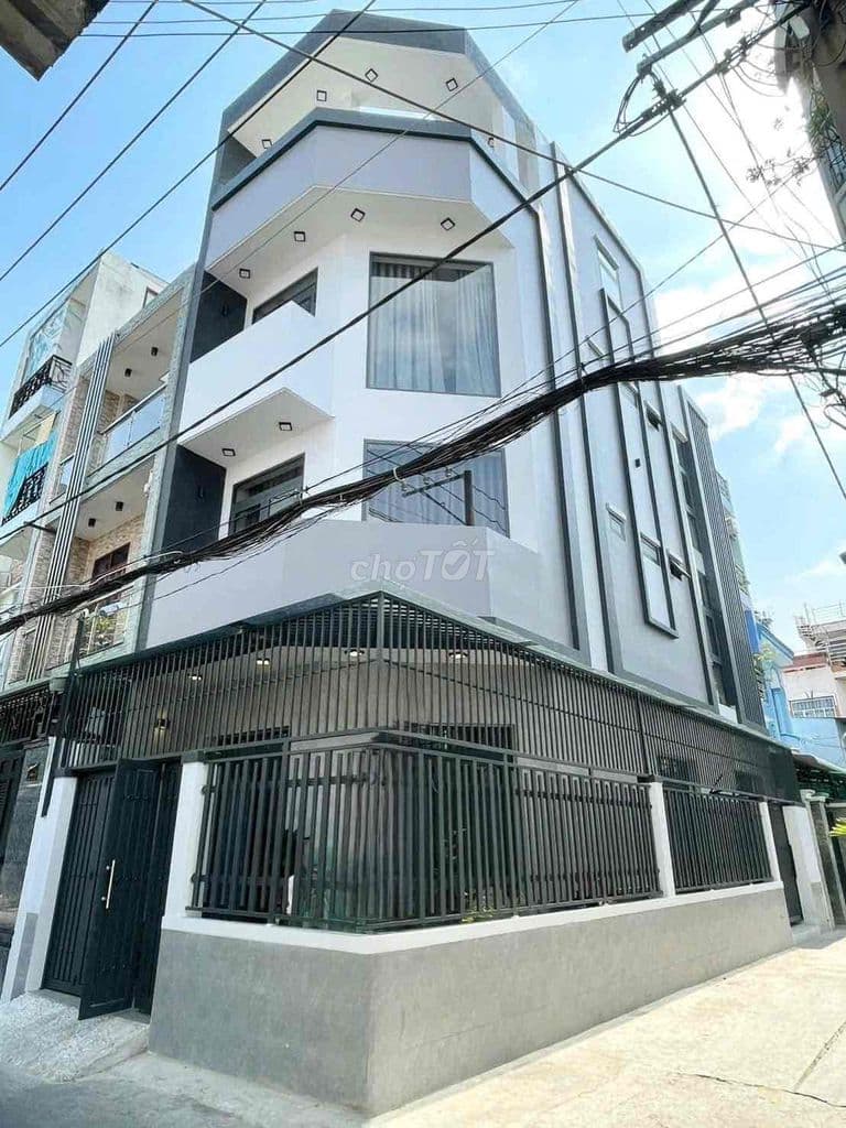 Nhà mới 5x13m 1 trệt 3 lầu st Góc 2 mặt HXH Trịnh Đình Trọng - 9.6 ty