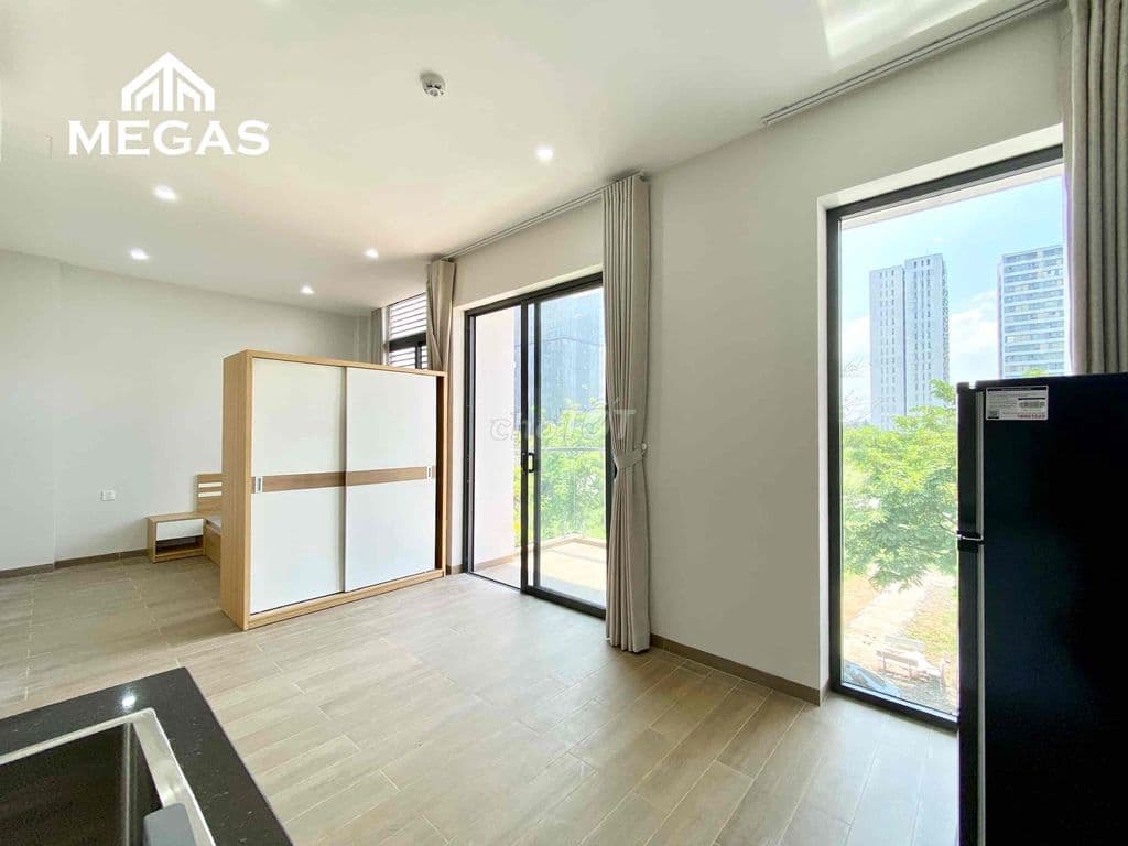 Khai Trương Căn Hộ Studio Có Ban Công Và Cửa Sổ Mới Xây Cực Đẹp - Ảnh 2