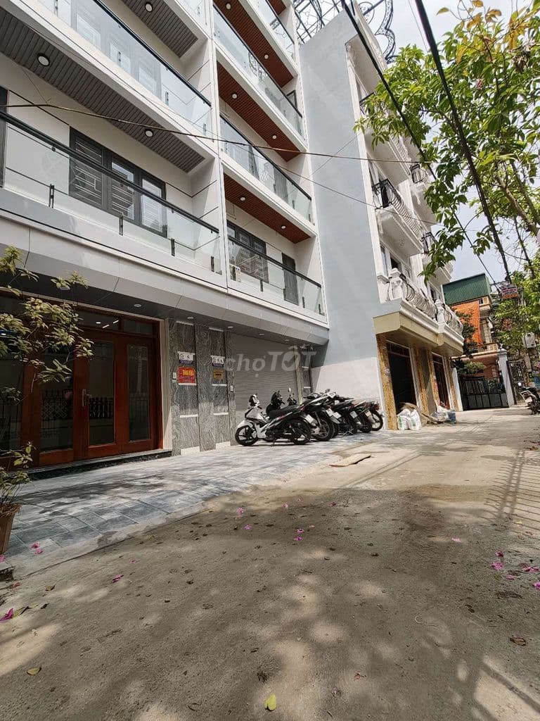 1️⃣ Nhà Lĩnh Nam – 46m² – 6 tầng thang máy – ô tô đỗ cửa – nhà mới