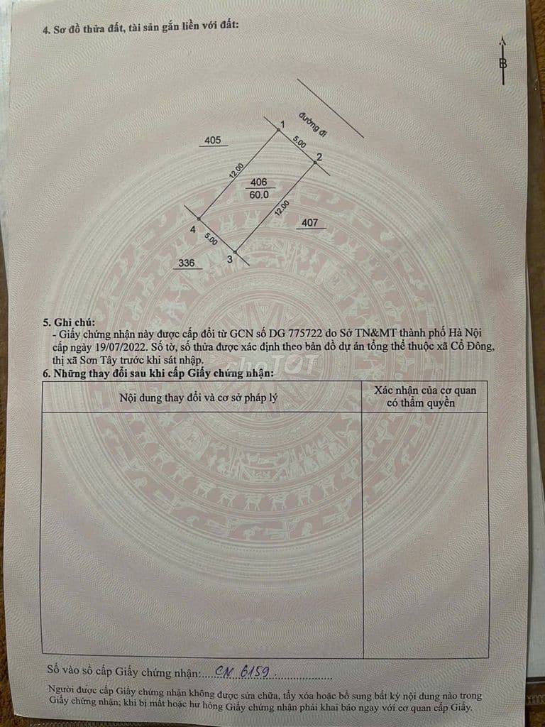 60m chính chủ tôi cần bán đất cổ đông - sơn tây cách ql21 200m