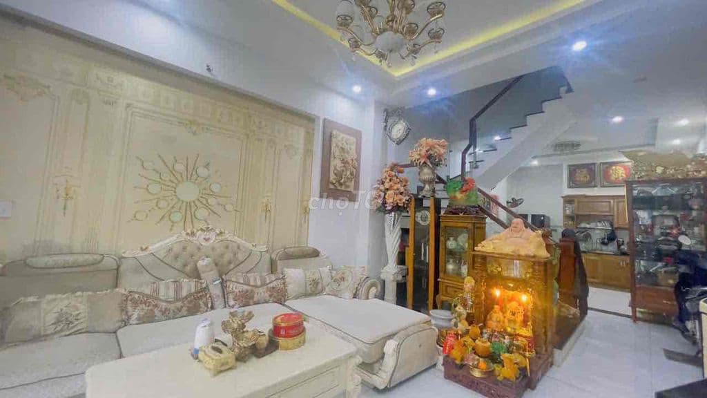 Bán nhà mới 1 trệt 3 lầu, dt 66,8m2, đường 6m khu dân cư An Ninh - Ảnh 2