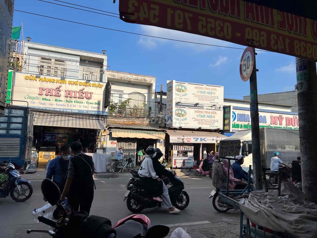 Thuê nhà mặt tiền Võ Văn Vân, 4x28m, 1 lầu, 3PN , gần chợ - Ảnh 2