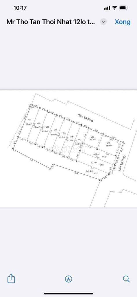 bán đất đường tân thới nhất 01 quận 12