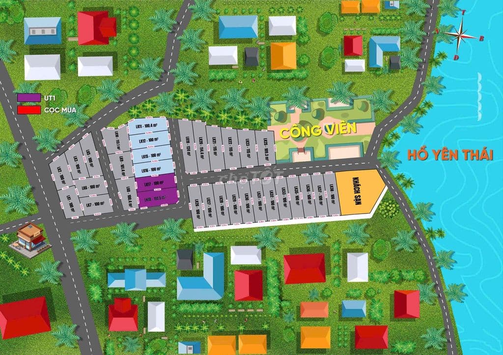 Bán Đất View Công Viên Hồ Tại Hoà Lạc