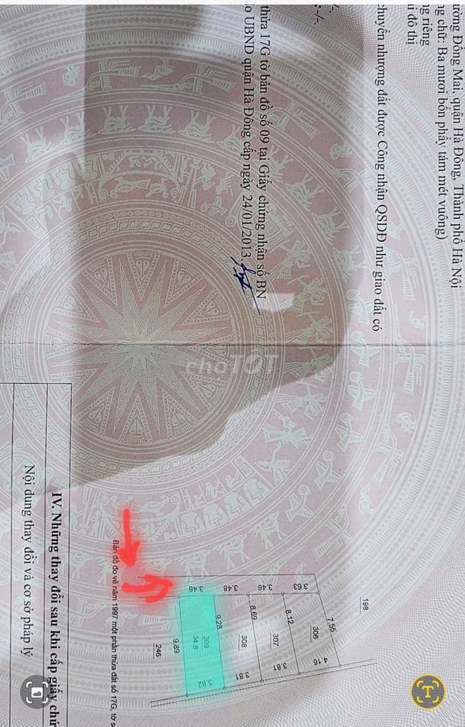 Đất Thổ cư SĐCC 34.8m2 Đồng Mai, Phường Yên Nghĩa, Hà Nội