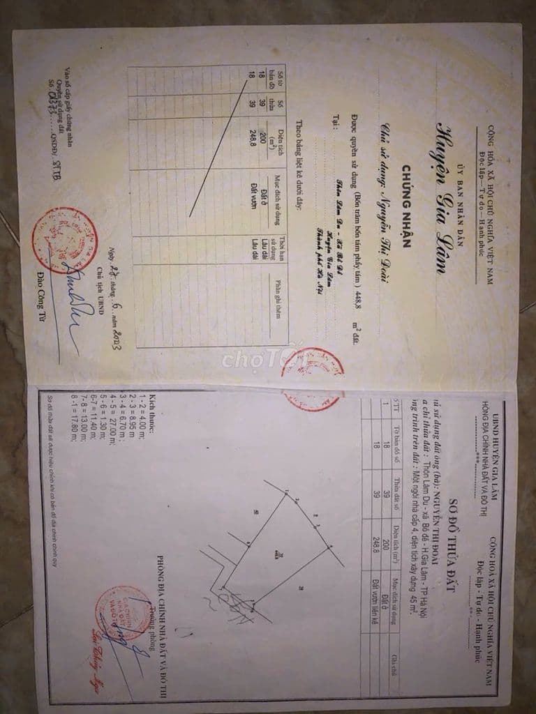 Bán đất Lâm Du Bồ Đề Long Biên - Ảnh 3