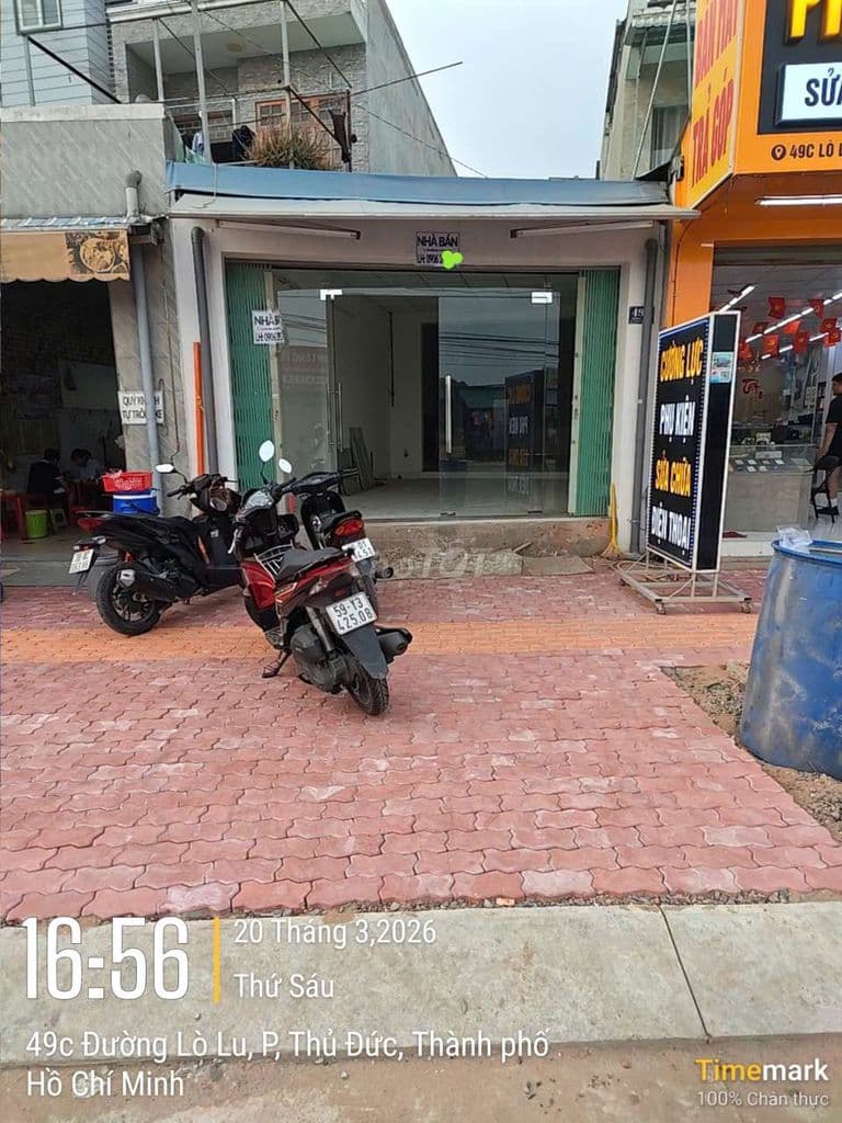Chính Chủ bán mặt tiền 4,4*23 đg Lò Lu